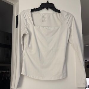 White Long Sleeve Women's Top